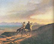 Mikhail Yurievich Lermontov Vospominanie o Kavkaze oil painting